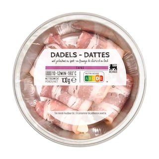 Delhaize | Dadels | geitenkaas | spek 100g 