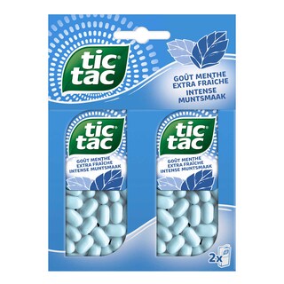 Tic Tac | Pastille | Munt | Intens | Duopack 98 gr