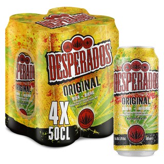 Desperados | Bière | Aguardiente | 5,9% alc 4 x 50 cl