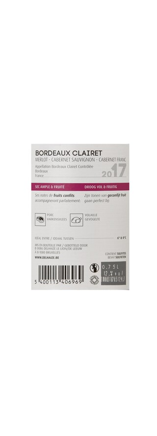 France - Frankrijk | Bordeaux - Bordeaux AC | Bordeaux Clairet 2017 