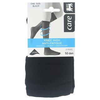 Delhaize | Care | nkiekous antifatigue 50D zwart 