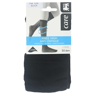 Delhaize | Care | nkiekous antifatigue 50D zwart 