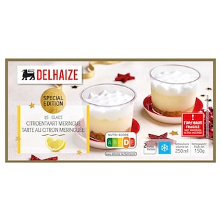 Delhaize | Coupe glacée | Tarte citron 