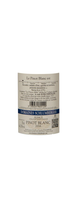 France - Frankrijk | Alsace | Schlumberger Pinot Blanc 2016 