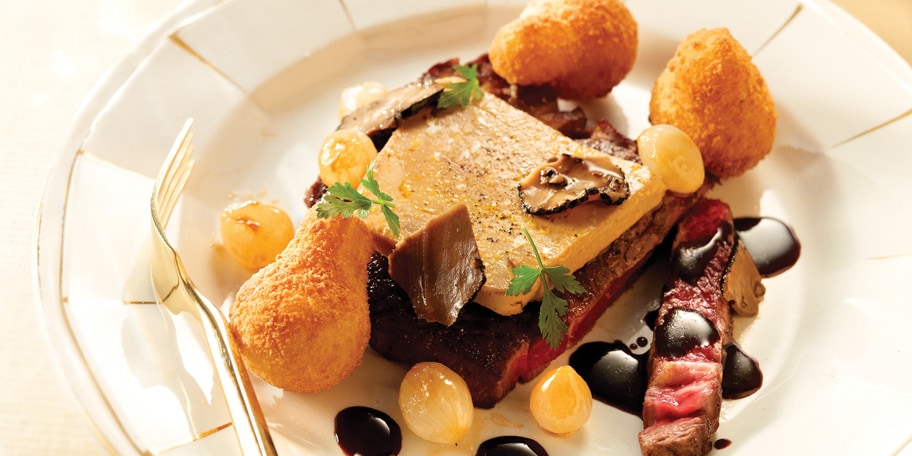 Steak Rossini aux Pommes Williams