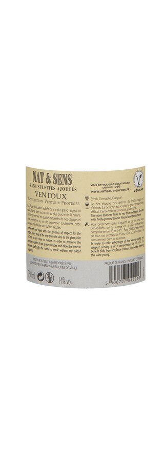 Rhône - Ventoux AC | France - Frankrijk | Nat & Sens 2018 