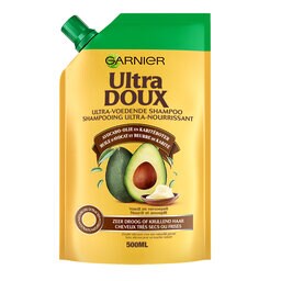 Avocado Kariteboter | Shampoo | 500ml Ecopack | Zeer droog of krullend haar
