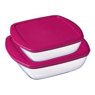 Pyrex | Set Rechthoekige Gerechten 