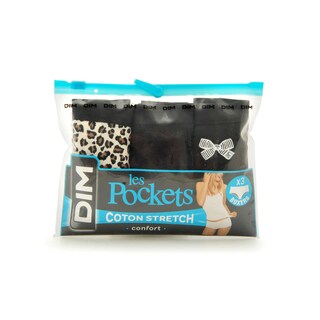 Dim | Paris | Boxers pocket coton | leopard | 40/42 