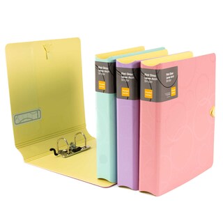 First Class | D-Ring Opbergmap | 43mm | Pastel 