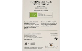 Torrae Del Sale | Pavia | Pinot Grigio | Bio 3 l