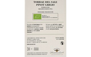Torrae Del Sale | Pavia | Pinot Grigio | Bio 3 l