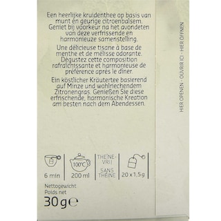 Delhaize | Bio | Kruidenthee | Spijsvertering | Zakjes | Bio 20 x 1,5 gr