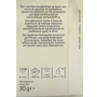 Delhaize | Bio | Kruidenthee | Spijsvertering | Zakjes | Bio 20 x 1,5 gr
