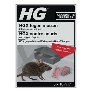 HG | Boîte à appât contre les souris | 5pc 