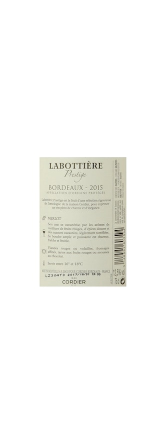 France - Frankrijk | Bordeaux - Bordeaux AC | Château Labottiere Prestige 2016 