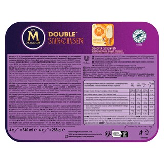 Magnum | Ijs stick | Double starchaser 4 x 8,5 cl