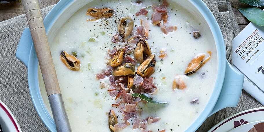 Potage aux moules