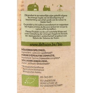 Delhaize | Bio | Farine epautre complete | Bio 
