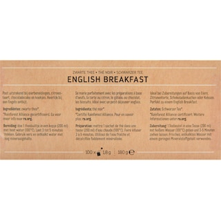 Delhaize | Thé | Petit déjeuner | 100S 