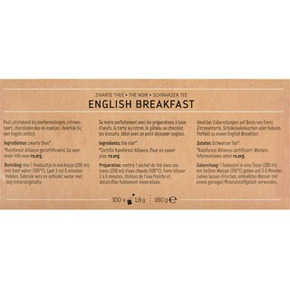 Delhaize | Thé | Petit déjeuner | 100S 180 gr