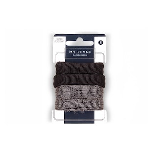 My Style | Elastique | Pony | Basic | Noir & gris 