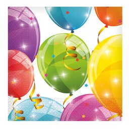 Serviettes | Balloons | 33x33cm