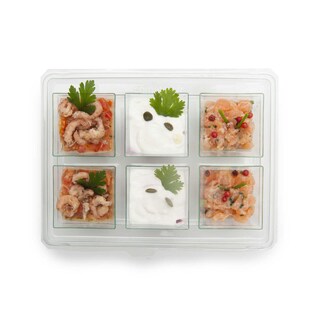 Delhaize | 6 verrines vis vege 