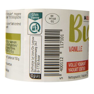 Delhaize | Bio | Yoghurt | Vol | Vanille | -10% 