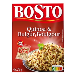 Bosto | Bulgur Quinoa | Mix | Sachet de riz 