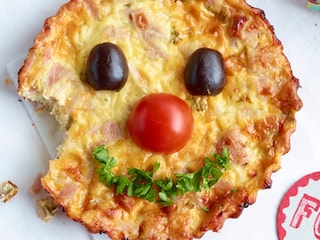 Toastjes met ham en kaas