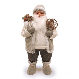 Delhaize | Kerstman Met Geschenk 81CM 