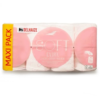 Delhaize | Eco | Papier toilette | 4 Plis | Extra Soft | Maxi Pack | Eco 