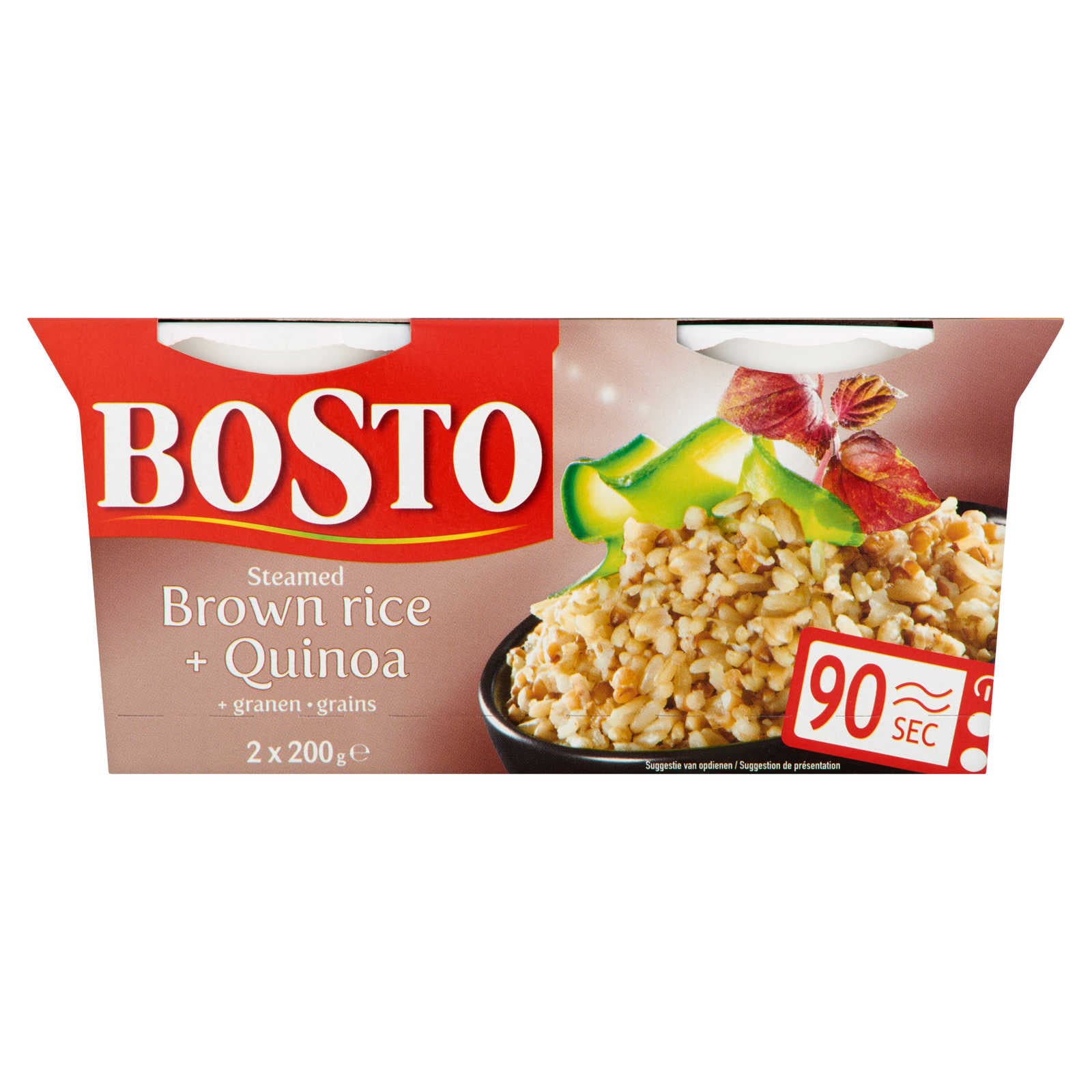 2X200G Bosto 1 1/2min Brown+Quinoa