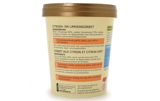 Delhaize | Sorbet | Citroen | Limoen 