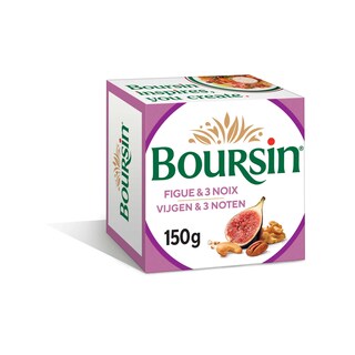 Boursin | Verse roomkaas | Vijgen & 3 Noten | 150g 