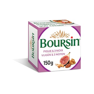 Boursin | Fromage frais | Figues & 3 Noix | 150g 