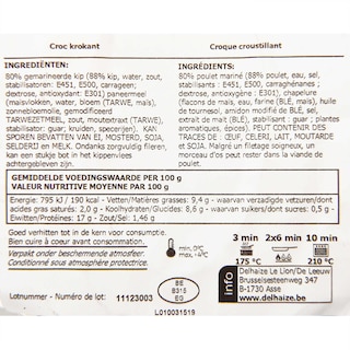 Delhaize | Croque | Poulet | Croustillant 