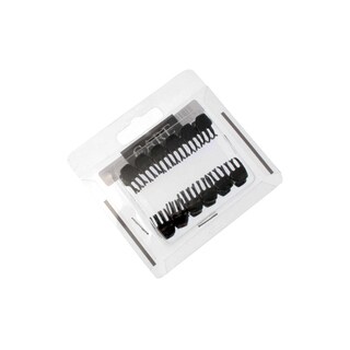 Delhaize | Care | Dubbele haarklem | 1 cm, zwart 