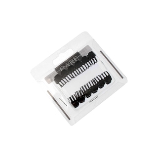 Delhaize | Care | Dubbele haarklem | 1 cm, zwart 