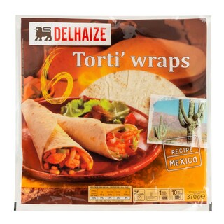 Delhaize | 6 Tortillas | Wraps 