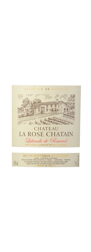 Chateau La Rose Chatain | Lalande de Pomerol | 2020 75 cl