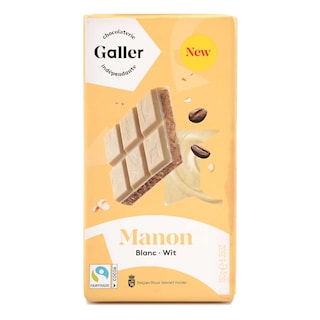 Chocolade tablet | Wit Manon
