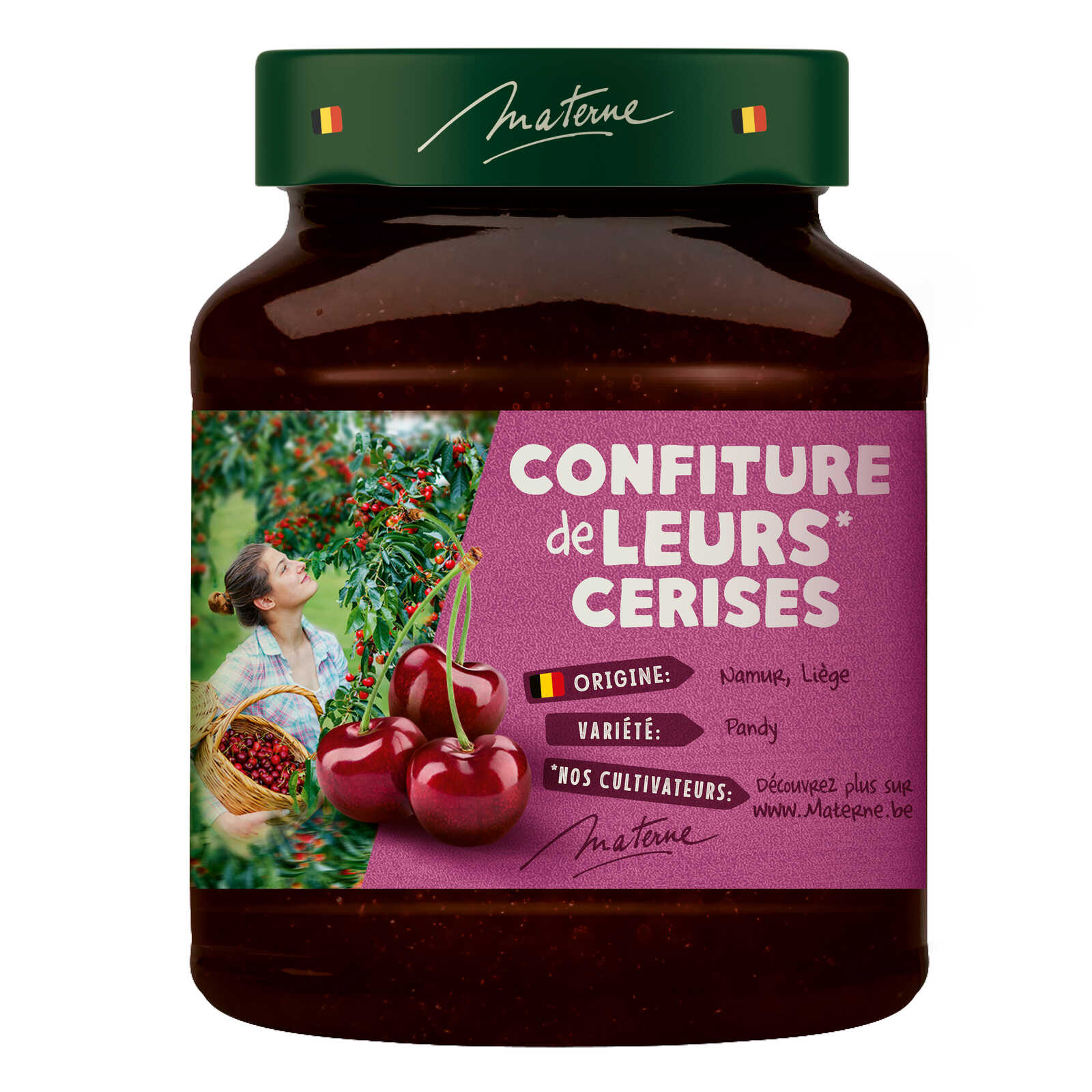 Materne Confiture Cerise 355 gr Delhaize