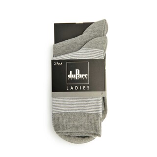 duParc | Damessokken | grijs strepen | 39/42 