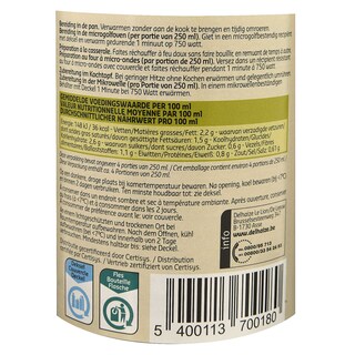 Delhaize | Bio | Soep | Groene groenten | Bio 97 cl