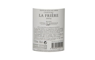 France - Frankrijk | Bordeaux - Blaye Cd Bordeaux | Château la Friere 2014 