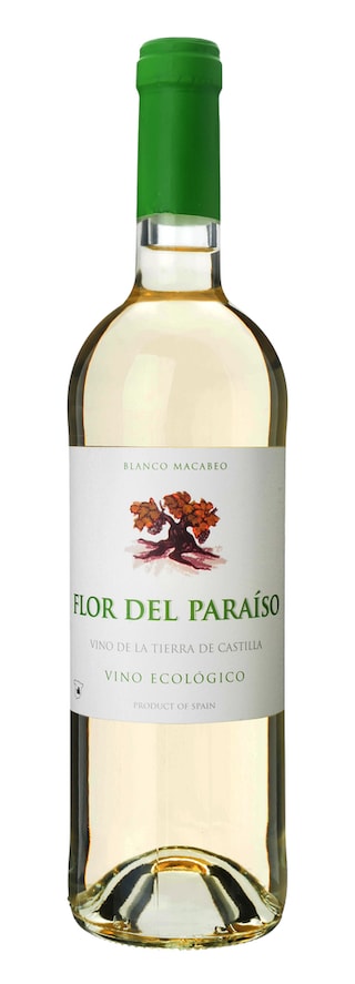 Espange-Spanje | CASTILLA LA MANCHA | Flor de Paraiso | 75CL | Bio | 2019 | Vin blanc 