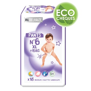 Delhaize | Luierbroekjes | Maat 6 | Eco 