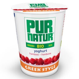 Yoghurt | Framboos | Greek style| Bio | Eco